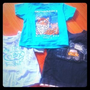 2T bots OBX, Zoo,car shirts